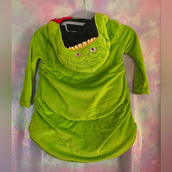 Ghostbusters Slimer Toddler Green Jumpsuit Costume Size 2T - Picture 5 of 13
